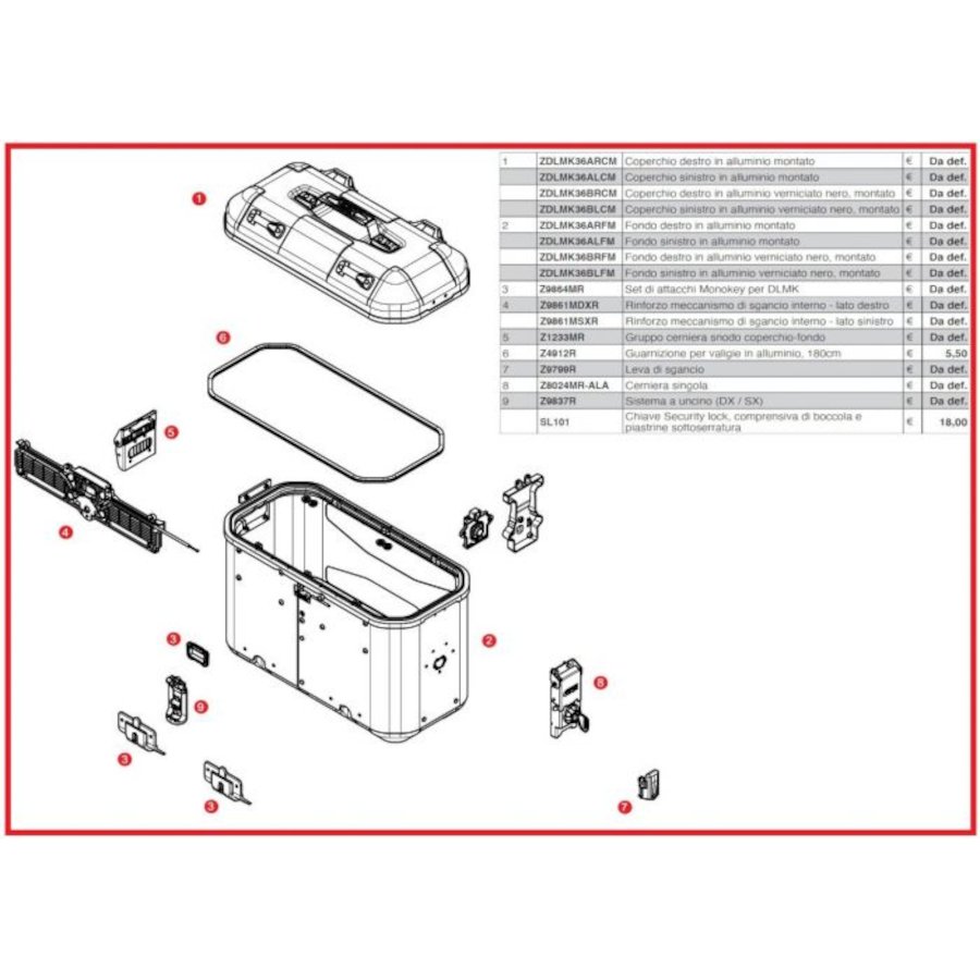 GIVI HINGE GROUP JOINT COVER BOTTOM